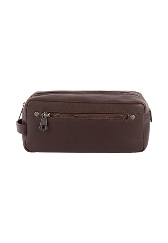 ABREL Herren Kulturtasche für Herren 39828030-AB01, BRAUN, OneSize von ABREL