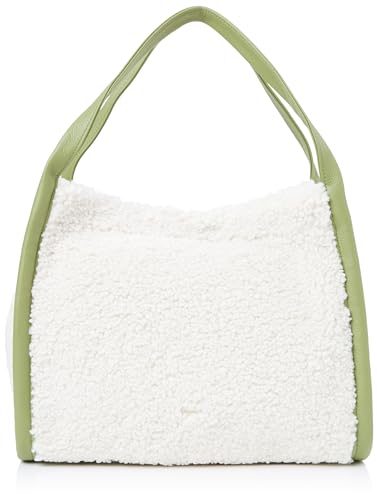 ABRO Unisex Shopper 24h Small Tasche, Elfenbein-Oliv von ABRO