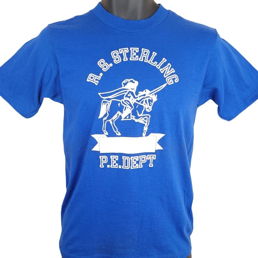 R S Sterling Pe Department T Shirt Vintage 80Er Jahre Texas High School Made in Usa Herren Größe Xs von ABoutiqueForHim