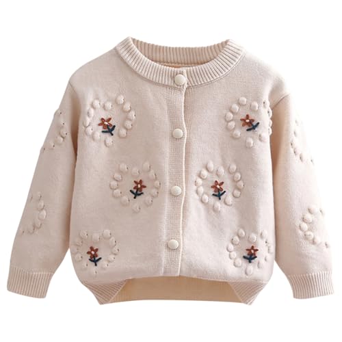 ACMEDE 6 Monate-4 Jahre Baby Mädchen Pullover Strickjacken mit Blumenmuster 68/70/74 Kleinkind Exquisit Cardigan-Strickjacke mit Knöpfen 82/86/92/98/104 Strickpullover Mantel Frühling Herbst Jacke ACMEDE 6 Monate-4 Jahre Baby Mädchen Pullover Strickjacken mit Blumenmuster 68/70/74 Kleinkind Exquisit Cardigan-Strickjacke mit Knöpfen 82/86/92/98/104 Strickpullover Mantel Frühling Herbst Jacke von ACMEDE
