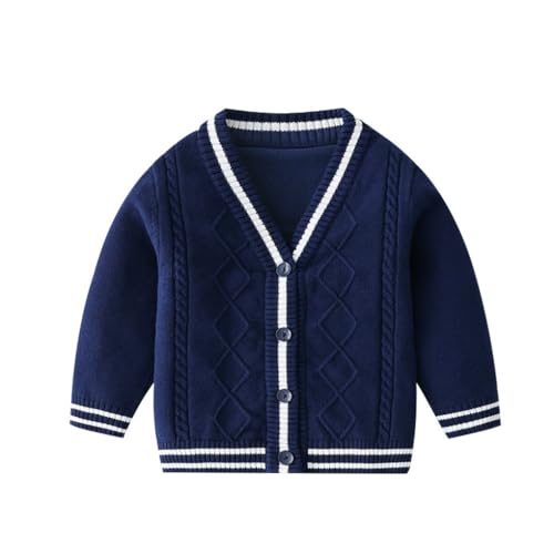 ACMEDE Baby Jungen Mädchen Strickjacke 80/86 92 98 101 116 Schuluniform Baumwolle Jäckchen für Kinder 122 128 134 Cardigan V-Ausschnitt Langarm Pullover mit Knöpfen 1-8 Jahre Gr.80-134 ACMEDE Baby Jungen Mädchen Strickjacke 80/86 92 98 101 116 Schuluniform Baumwolle Jäckchen für Kinder 122 128 134 Cardigan V-Ausschnitt Langarm Pullover mit Knöpfen 1-8 Jahre Gr.80-134 von ACMEDE