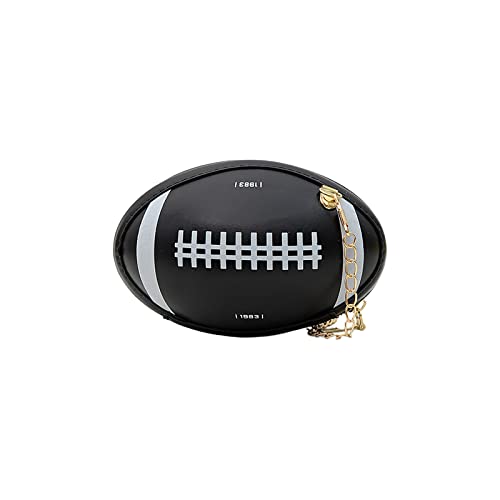 ACemt Umhängetaschen Herren Groß Mode Rugby Form Frauen Tägliche Handtasche Clutch Bag Umhängetasche Umhängetasche Mädchen Geldbörse Neuheit Lustige Tasche Kleine Damen Umhängetaschen (G, One Size) von ACemt