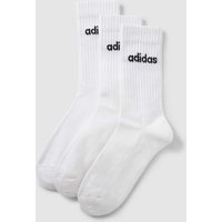 ADIDAS SPORTSWEAR Socken mit Label-Stitching im 3er-Pack in Weiss, Größe 37/39 von ADIDAS SPORTSWEAR