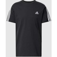 ADIDAS SPORTSWEAR T-Shirt mit Label-Stitching in Black, Größe XL von ADIDAS SPORTSWEAR