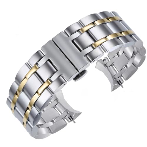 AEHON Uhrenarmband für Tissot T035, T035407, T035439, Luxus-Armbänder, Klappschnalle, Edelstahl, Ersatzzubehör, Teile, 18 mm, Achat von AEHON