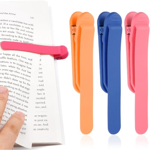AFCJLTO 3-Pack Automatisches Lesezeichen, Lesezeichen Personalisiert, Automatic Bookmark, Silikon Lesezeichen Kinder, Lesezubehör für Frauen Männer Leseliebhaber AFCJLTO 3-Pack Automatisches Lesezeichen, Lesezeichen Personalisiert, Automatic Bookmark, Silikon Lesezeichen Kinder, Lesezubehör für Frauen Männer Leseliebhaber von AFCJLTO