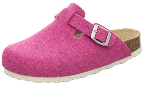 AFS-Schuhe Damen Filzhausschuhe geschlossen aus Filz, Bequeme, warme Winter Clogs, Made in Germany, 26900 (37 EU, pink) von AFS-Schuhe