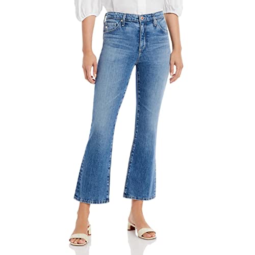 AG Adriano Goldschmied Women's Jodi High Rise Flare Crop Jean, Starlet, 24 von AG Adriano Goldschmied