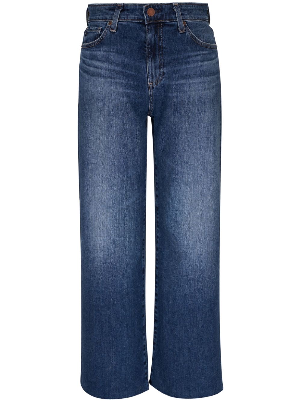 AG Jeans Halbhohe Straight-Leg-Jeans - Blau von AG Jeans