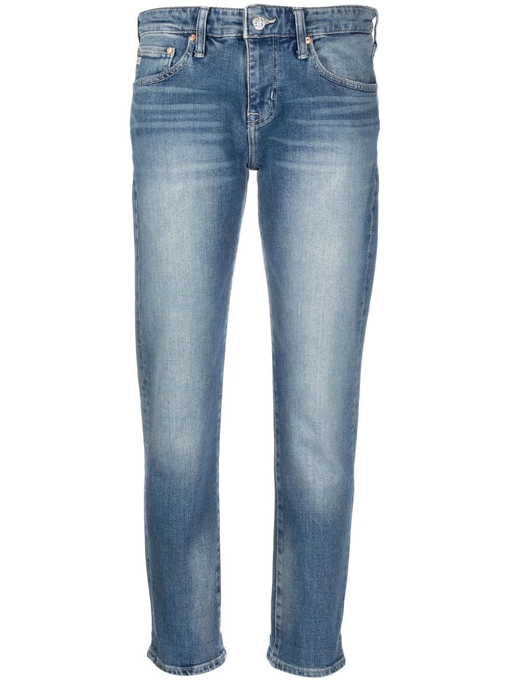 AG Jeans Boyfriend-Jeans mit hohem Bund - Blau von AG Jeans