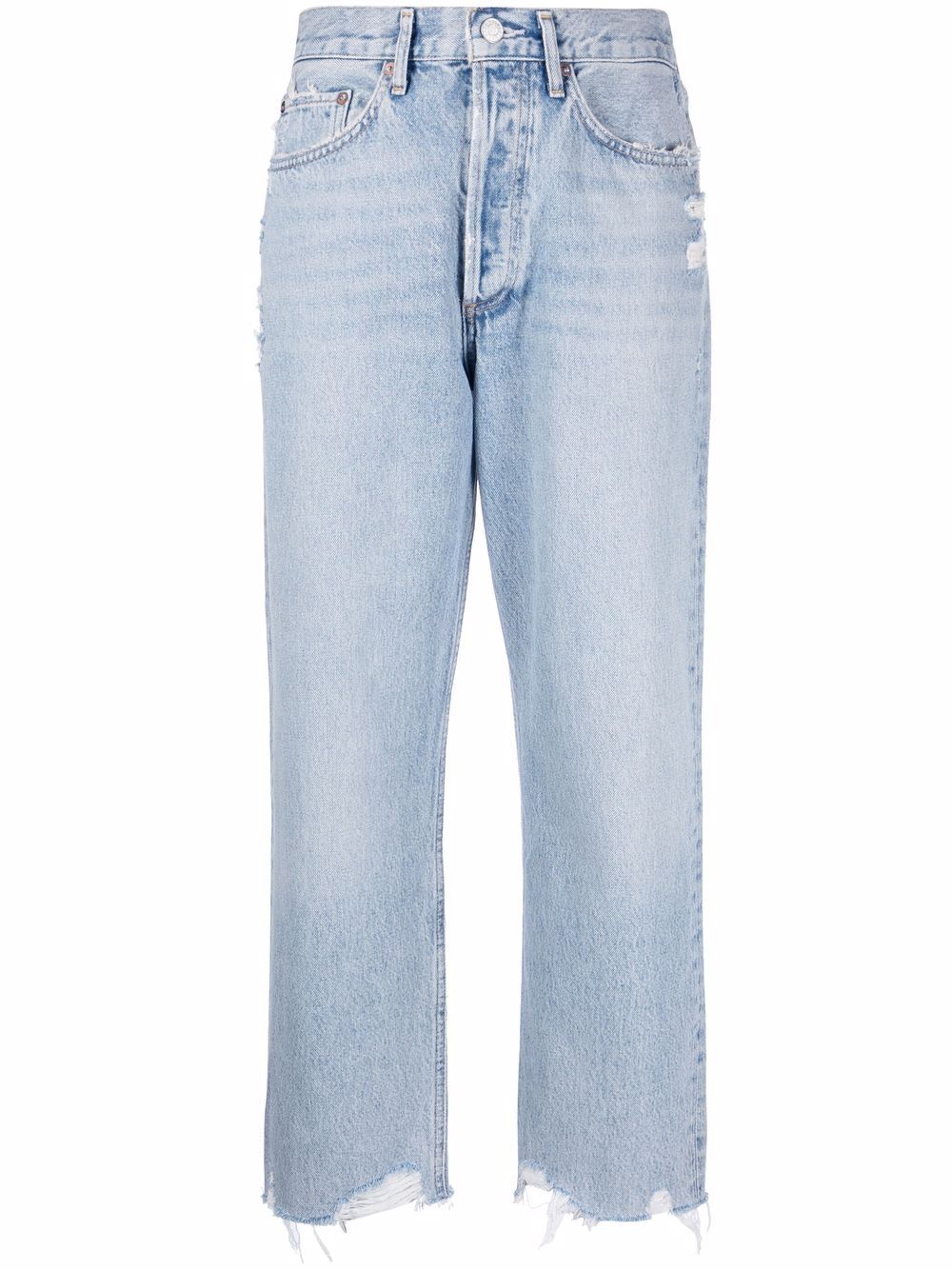 AGOLDE Cropped-Jeans im 90s-Style - Blau von AGOLDE