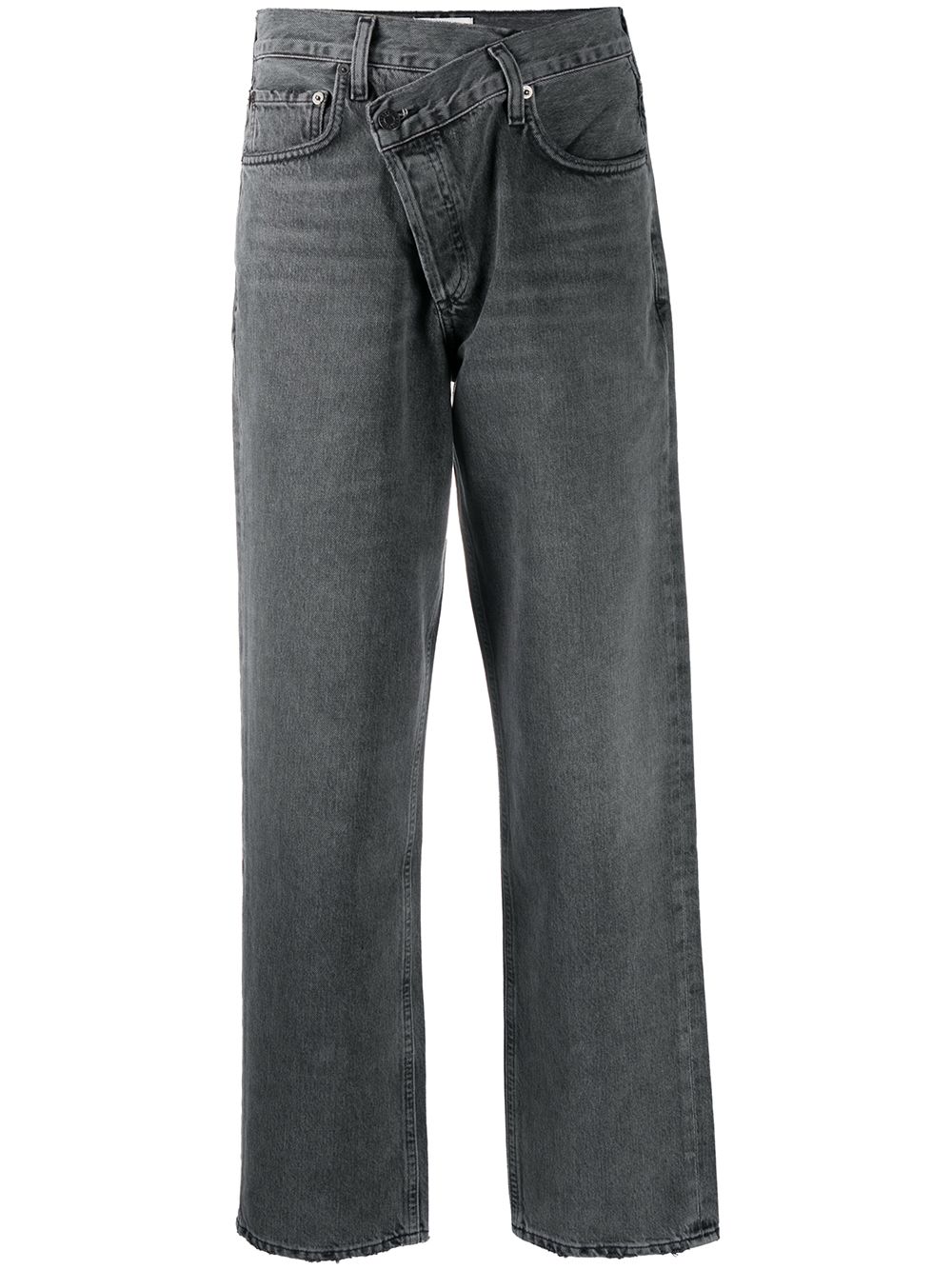 AGOLDE Hoch sitzende Tapered-Jeans - Grau von AGOLDE