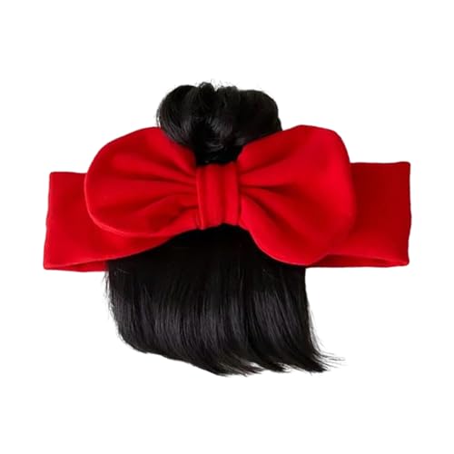 Modische Baby Mädchen Stirnband Nette Kleinkinder Bowknot Perücken Kopfbedeckung Schöne Kleinkinder Haar Zubehör Für Neugeborene Kind Haar Zubehör von AGONEIR