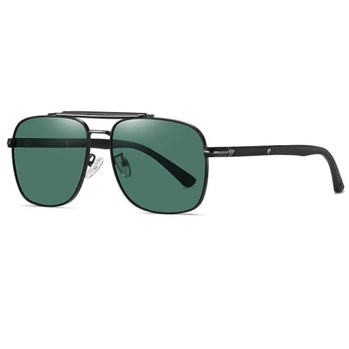 AGRIEVE Männer Sonnenbrille Frauen Sonnenbrille Quadratische Brillengestelle UV400 Fahren Angeln Schatten Schwimmen Strand Brillen, 6320Gun Green, Einheitsgröße von AGRIEVE