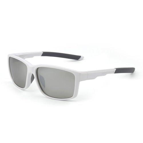 AGRIEVE Sonnenbrille für Herren, modisch, quadratisch, für Herren, UV400, C2 Silber, Einheitsgröße von AGRIEVE