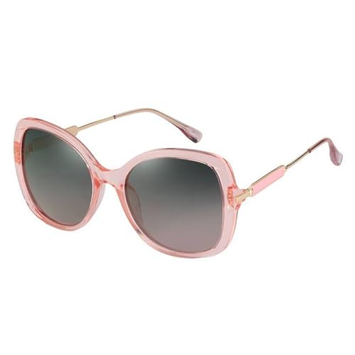 AGRIEVE Sonnenbrille für Männer und Frauen, UV400-beständiger Schutz, Edelstahl, Tempel, Modeparty, C4 Trans Smoke, Einheitsgröße von AGRIEVE