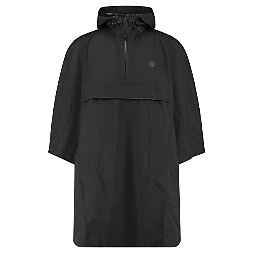 AGU GO Grant Regen Poncho Essential All Black One Size von AGU