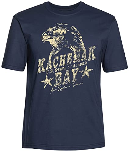 AHORN SPORTSWEAR Übergrößen T-Shirt Eagle beige Dark Blue 10XL von AHORN SPORTSWEAR