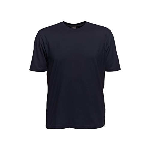 Ahorn Sportswear Basic Shirt mit Rundhalsausschnitt für Männer blau bis Übergröße 10XL, Größe:8XL von AHORN SPORTSWEAR