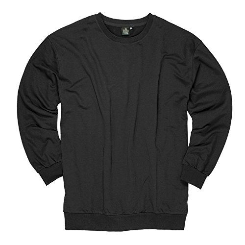 Ahorn Sportswear Sweatshirt Schwarz bis 10XL, Schwarz, 3XL von Ahorn