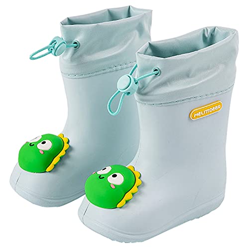 AIEOE EVA Regenstiefel für Kinder Unisex Bequem Leicht Mittel Blau 2 von AIEOE