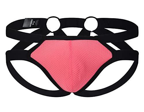 AIEOE Herren Tanga Strings Sexy Unterwäsche Männer Unterhosen Jockstrap T-Back Thong Jockstrap String Tanga L von AIEOE