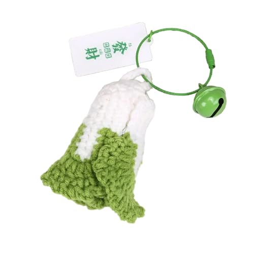 AIRHSKWI Handgefertigter Schlüsselanhänger aus gehäkeltem Knoblauch/Kohl/Schalotte/Chilis, Garn, Schlüsselanhänger, Veggie-Tasche, Anhänger für Studenten und Freunde, Dog head buckle, Garn AIRHSKWI Handgefertigter Schlüsselanhänger aus gehäkeltem Knoblauch/Kohl/Schalotte/Chilis, Garn, Schlüsselanhänger, Veggie-Tasche, Anhänger für Studenten und Freunde, Dog head buckle, Garn von AIRHSKWI