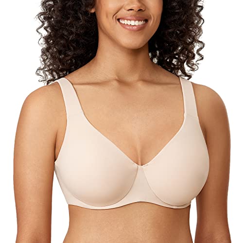 AISILIN Damen Minimizer BH Mit Bügel Große Größen Ohne Polster Vollschalen Beige 90E von AISILIN