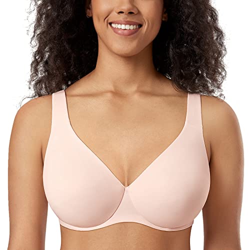 AISILIN Damen Minimizer BH Mit Bügel Große Größen Ohne Polster Vollschalen Aprikosenrosa 85G von AISILIN