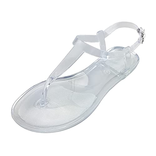 AIchenYW Damensandalen Flache Schuhe Slippers Sandaletten Leichte Hausschuhe Bequem Schlappen Sommerschuhe Lässige Treckingsandalen Keilsandalen Elegant Strandsandalen Flops Rutschfest von AIchenYW