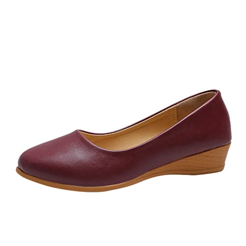 AIchenYW Flache Schuhe mit spitzer Zehe für Frauen Stilvoll Und Gutaussehend Flacher Edel Verspielt Loafers Bequem Stilvoll Schlupfschuhe Flache Damen für Jede Gelegenheit von AIchenYW