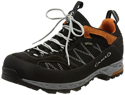 AKU Unisex TENGU Bajo GTX Bootsschuh, Black/ORANGE, 45 EU von AKU