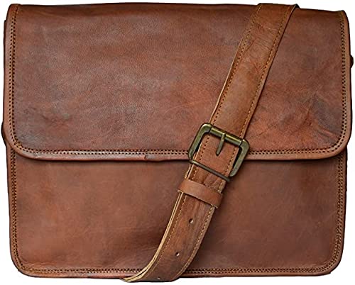 ALASKA EXPORTS handgemachte vintage Leder Messenger-Tasche für Laptop Aktentasche Best Computer, Schule Distressed Tasche von ALASKA EXPORTS