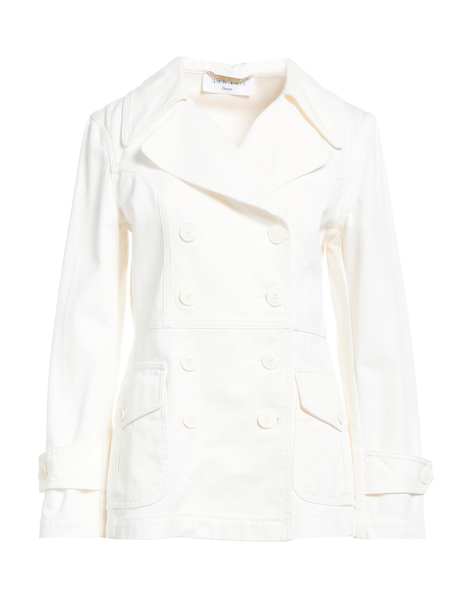 ALBERTA FERRETTI Jacke, Mantel & Trenchcoat Damen Elfenbein von ALBERTA FERRETTI