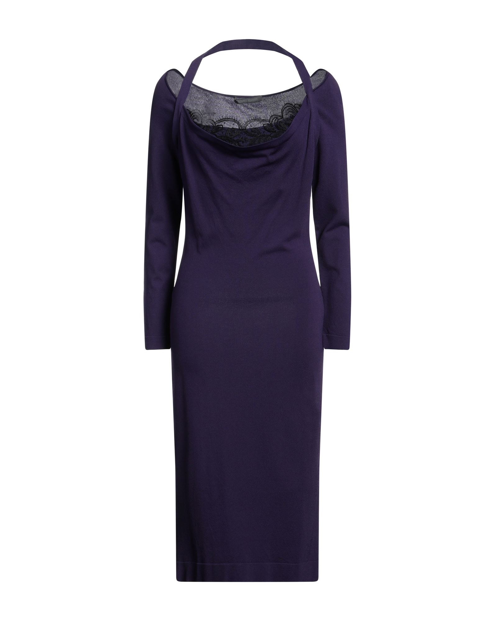 ALBERTA FERRETTI Midi-kleid Damen Violett von ALBERTA FERRETTI