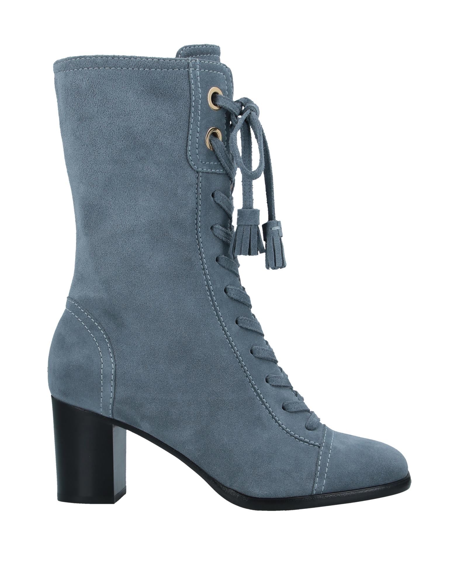 ALBERTA FERRETTI Stiefelette Damen Blaugrau von ALBERTA FERRETTI