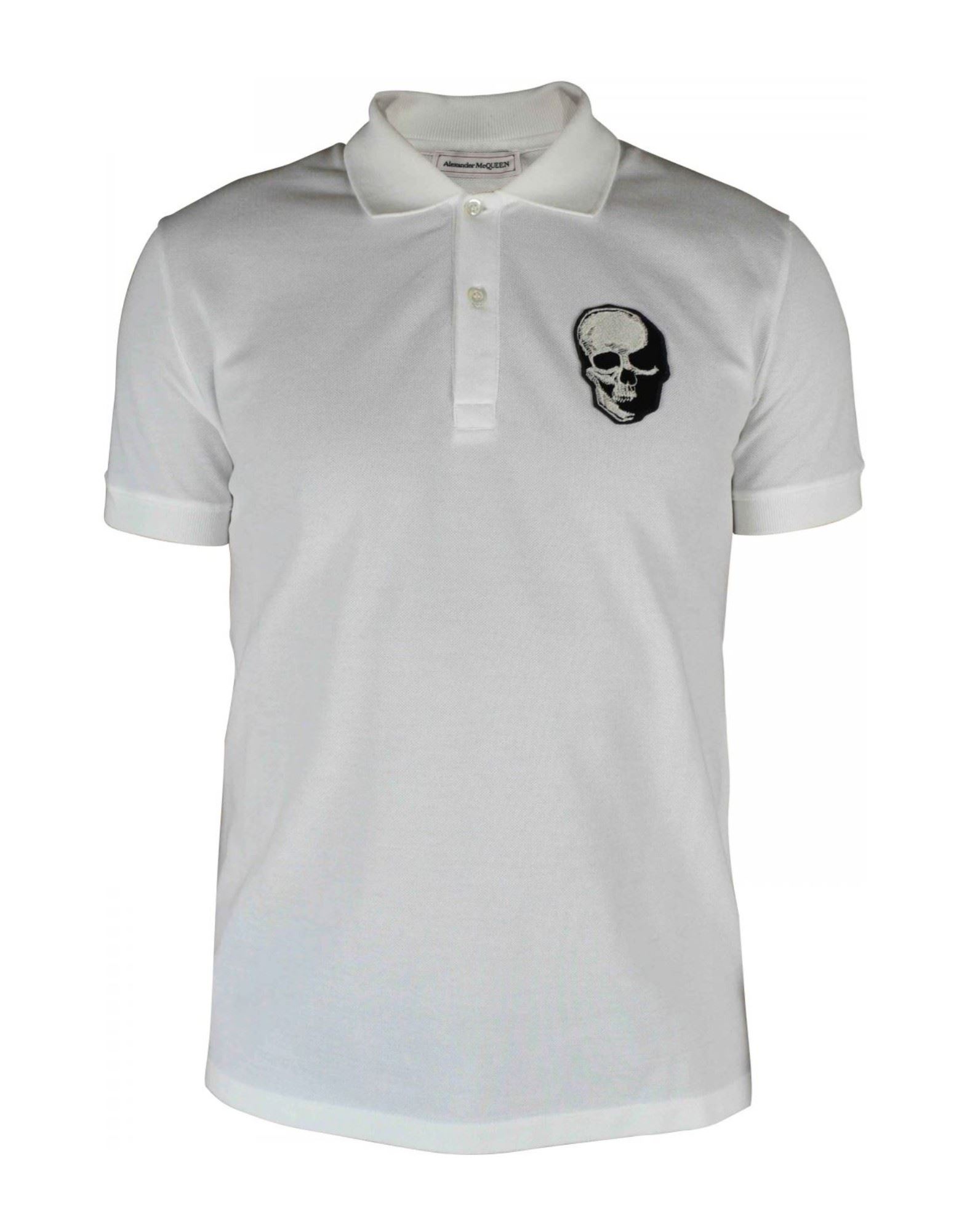 ALEXANDER MCQUEEN Poloshirt Herren Weiß von ALEXANDER MCQUEEN