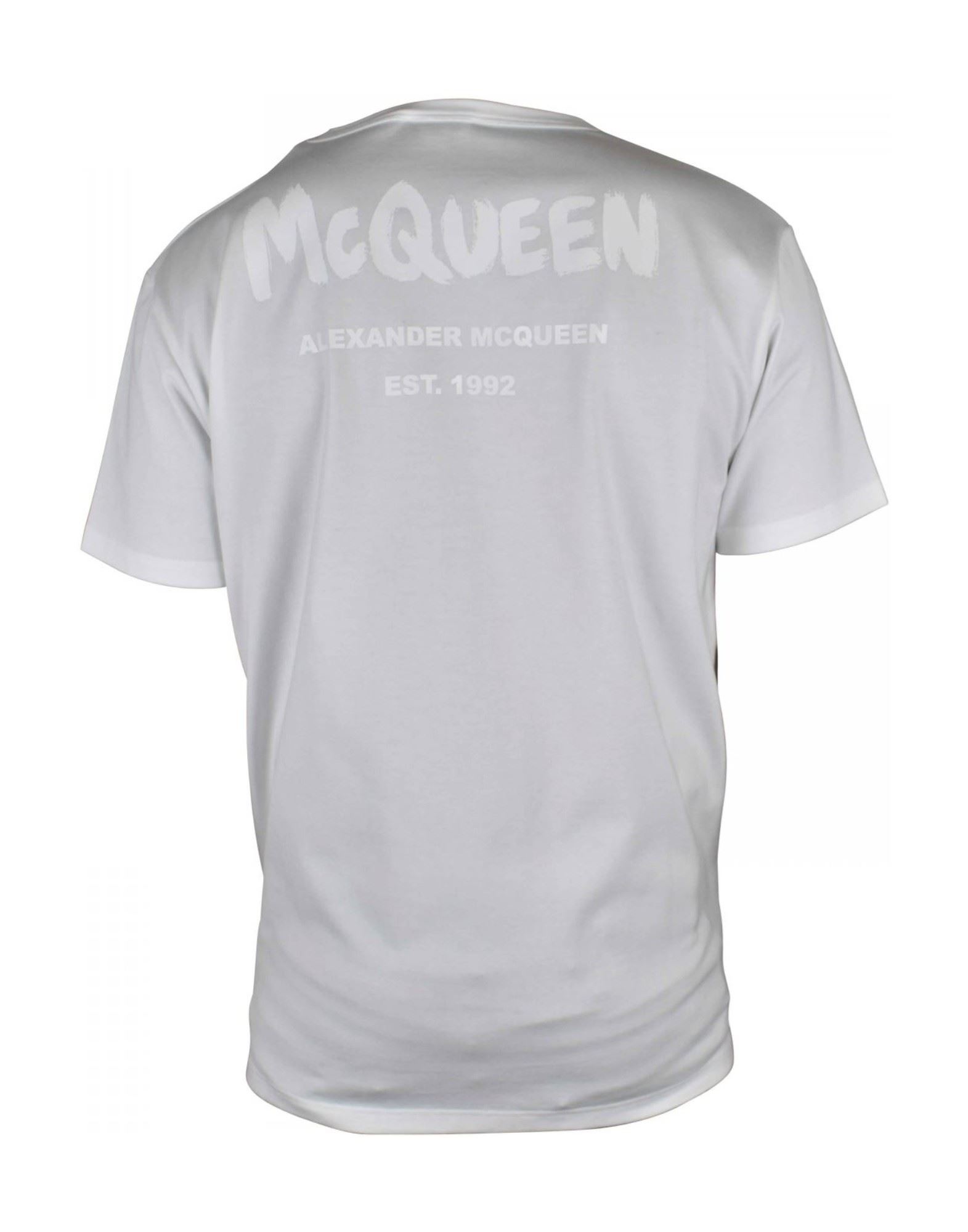 ALEXANDER MCQUEEN T-shirts Herren Weiß von ALEXANDER MCQUEEN