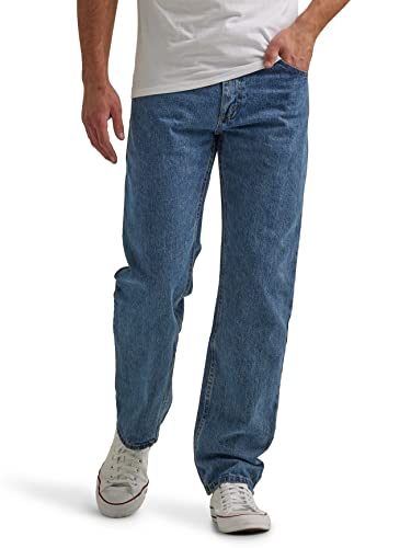 ALL TERRAIN GEAR X Wrangler Herren Classic 5-Pocket Regular Fit Cotton Jeans, Vintage Blau Grau, 29W / 30L von ALL TERRAIN GEAR X Wrangler