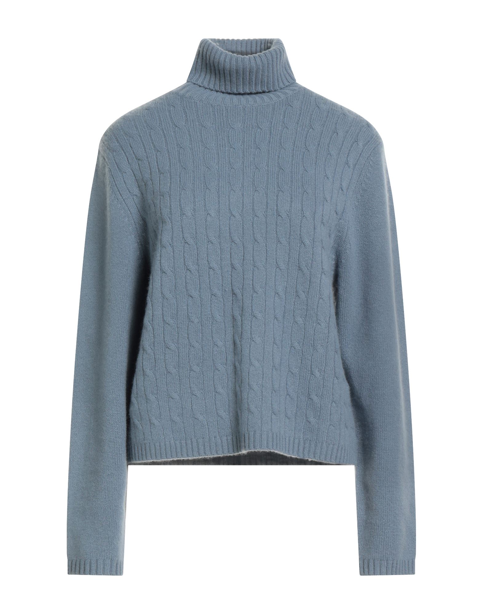 ALLUDE Rollkragenpullover Damen Taubenblau ALLUDE Rollkragenpullover Damen Taubenblau von ALLUDE