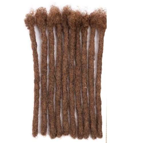 Extensions 10-40 Zoll 40 Stränge Echthaarverlängerungen mit Nadel for Männer/Frauen (Size : 10strands, Color : 30_24INCHES) von ALOEU