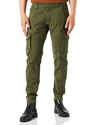 Alpha Industries Herren Army Cargohose Hose, Dark Olive, 30 von ALPHA INDUSTRIES