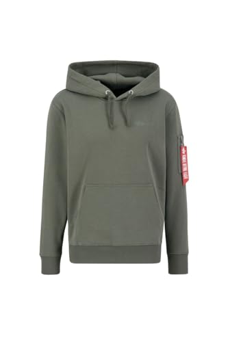 Alpha Industries Air Force Hoody Kapuzensweat für Herren Dark Olive von ALPHA INDUSTRIES