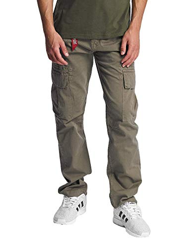 Alpha Industries Herren Agent Pant Freizeithose Hose, Olive, 36 von ALPHA INDUSTRIES