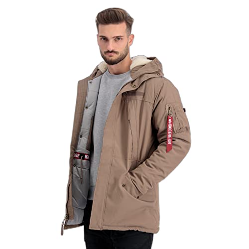 Alpha Industries Herren N3B Expedition Parka Winterjacke, Taupe, L von ALPHA INDUSTRIES