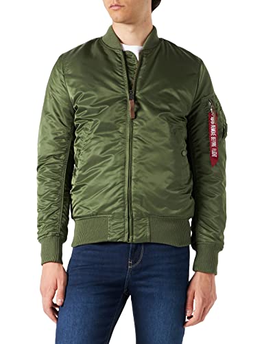 Alpha Industries MA-1 VF 59 Long Bomberjacke für Herren Sage-Green von ALPHA INDUSTRIES