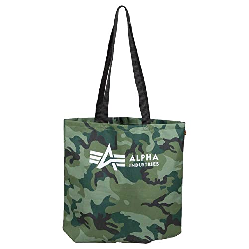 Alpha Industries Unisex Einkaufstasche Olive Camo von ALPHA INDUSTRIES