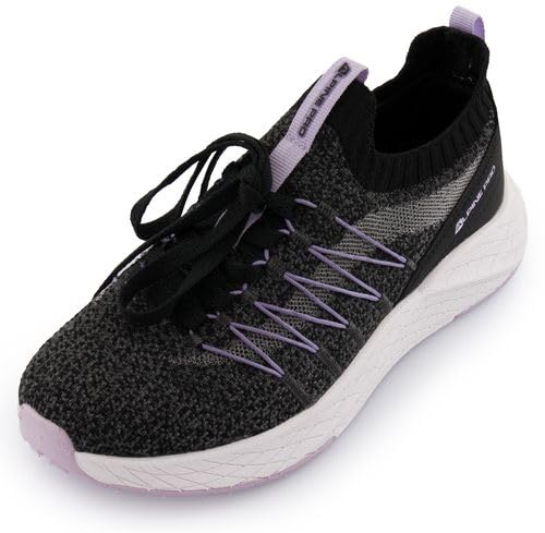 Alpine PRO BEJA Schwarz Leichte Damen Sportschuhe, Fitnessschuhe, Laufschuhe, Joggingschuhe, Sneakers, Turnschuhe, Freizeitschuhe, Atmungsaktiv, Komfortable, Lange Lebensdauer (37) von ALPINE PRO SPORTSWEAR & EQUIPMENT