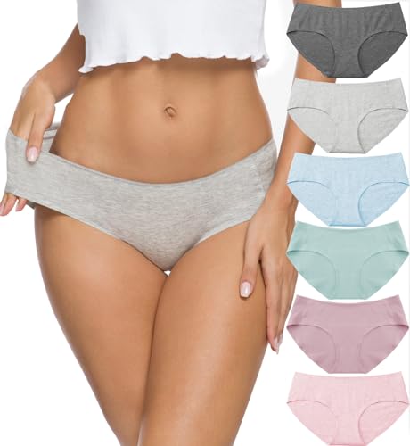 ALTHEANRAY Cotton Underwear Women's Seamless Briefs Women's Hipster Underwear for Women Panties Women's Multipack(EU3028L-SummerCoolColor) von ALTHEANRAY