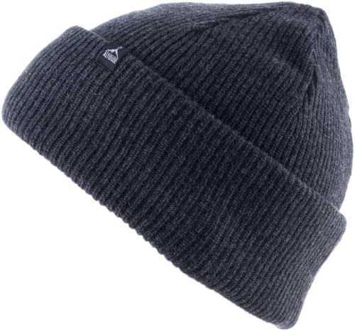 ALTIDUDE Merino Mütze - Hermit - Funktions Beanie Unisex - Strickmütze 100% Merino Liner Farbe Dark Grey von ALTIDUDE